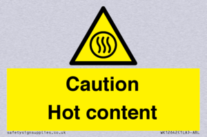 Caution Hot content
